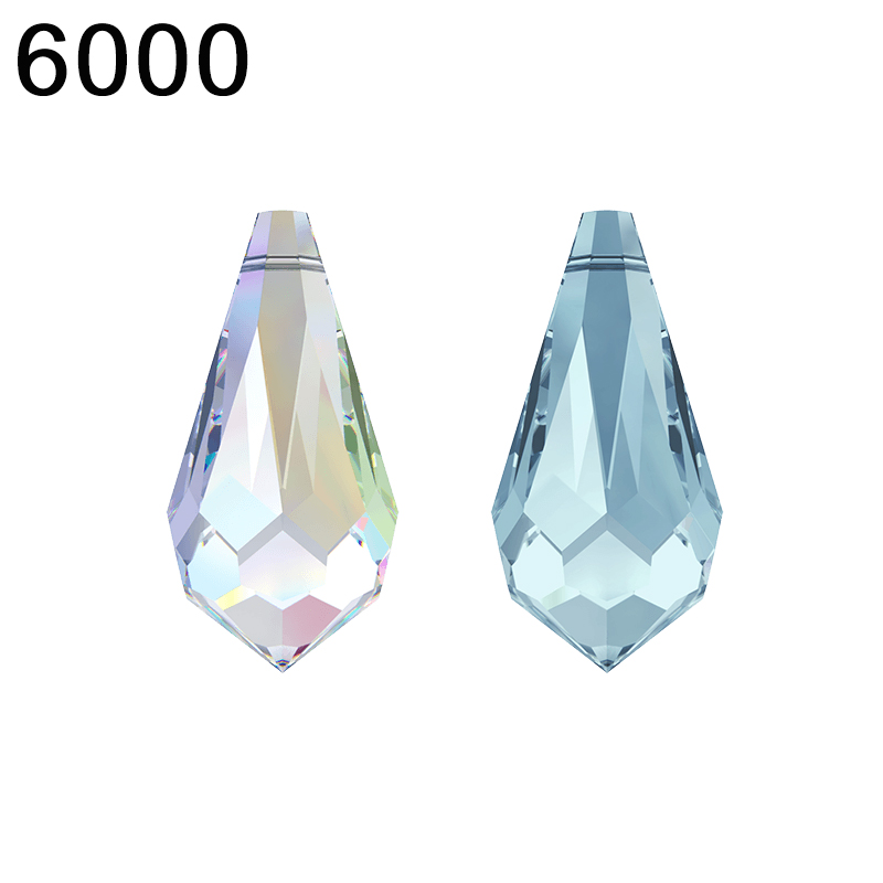 Jewelry Making At Home - (1 個) 6000 クラシックドロップペンダントクリスタルオーストリアからルースビーズラインストーンイヤリング DIY ジュエリーメイキング家の装飾