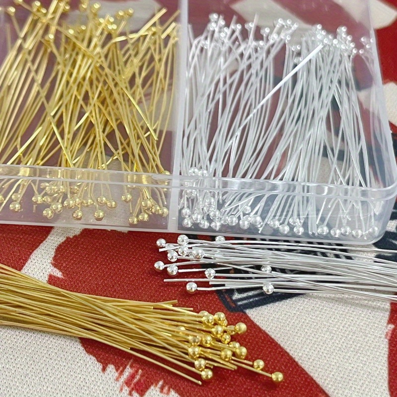 Jewelry Making Diy Kit - 銅ボールピンの品揃えキット,日曜大工,ジュエリー作り用品,ビーズクラフト部品,アクセサリーセット,di,20mm, 30mm, 40mm, 50mm, 200個