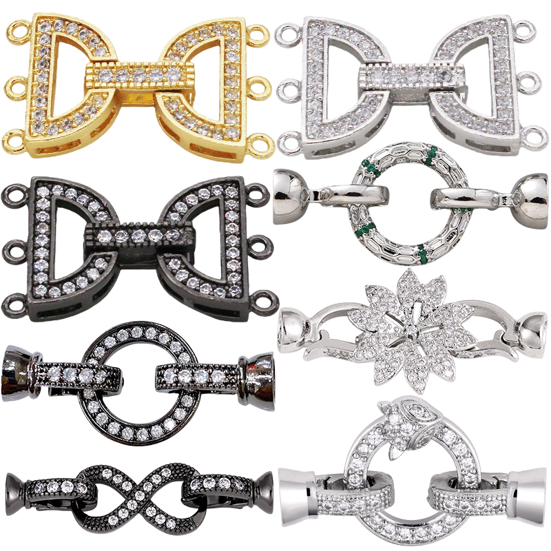 Juya 18K ゴールドメッキ装飾コネクターファスナーロッ - Jewelry Making Hobby のレビューと価格