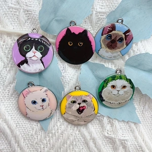 10 個漫画動物猫エナメルジュエリー作りかわいいぶら下げイヤ - Jewelry Making Pendants のレビューと価格