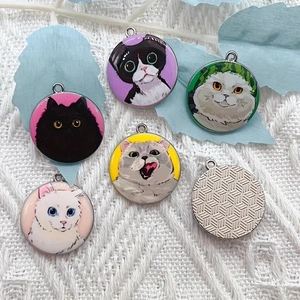 10 個漫画動物猫エナメルジュエリー作りかわいいぶら下げイヤ - Jewelry Making Pendants のレビューと価格