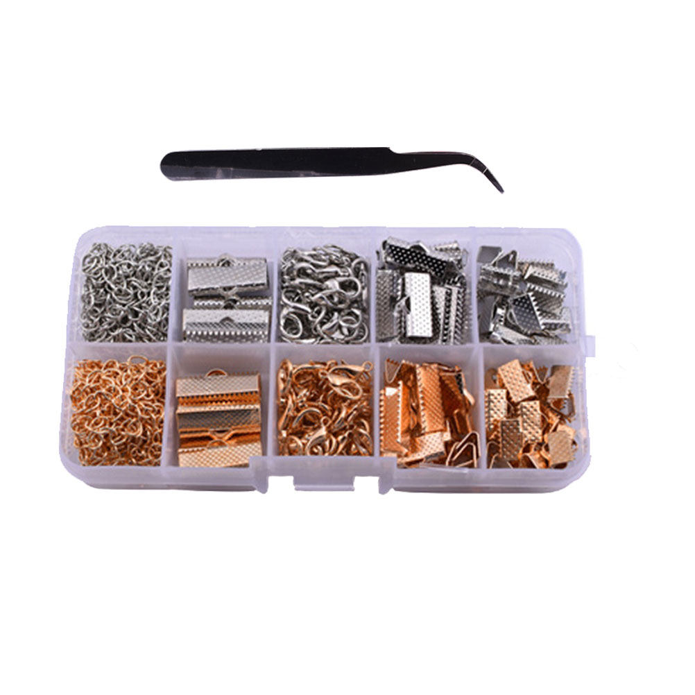 371点ジュエリー製作キット ゴールドネックレスバックル D - Jewelry Making Diy Kit のレビューと価格