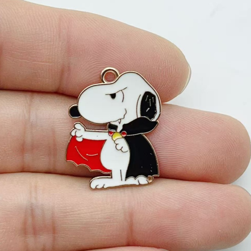 10 個かわいいハロウィン漫画子犬合金エナメルチャームカボチ - Jewelry Making Parts のレビューと価格