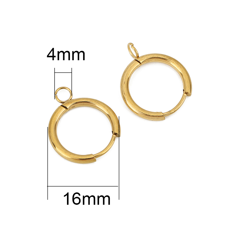 10 個 PVD ​​決してフェードイヤリングフック作る 1 - Jewelry Making Articles のレビューと価格