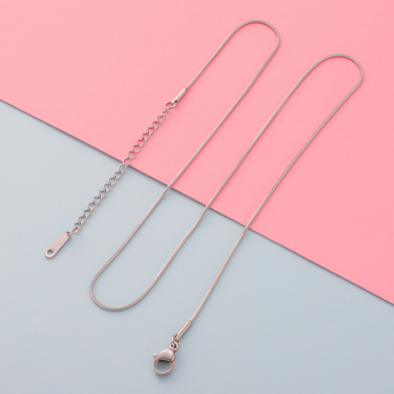 Fnixtar-ステンレス鋼のネックレス,直径1mmのチェー - Jewelry Making Singapore のレビューと価格