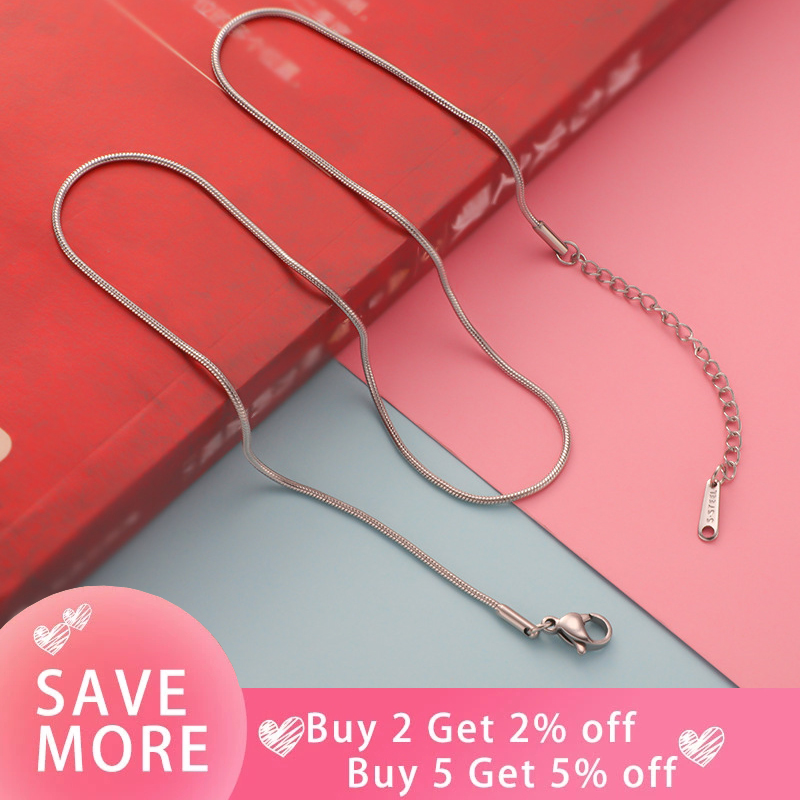 Fnixtar-ステンレス鋼のネックレス,直径1mmのチェー - Jewelry Making Singapore のレビューと価格