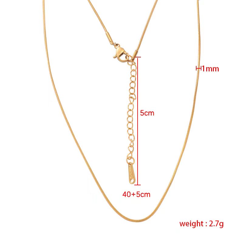 Fnixtar-ステンレス鋼のネックレス,直径1mmのチェー - Jewelry Making Singapore のレビューと価格