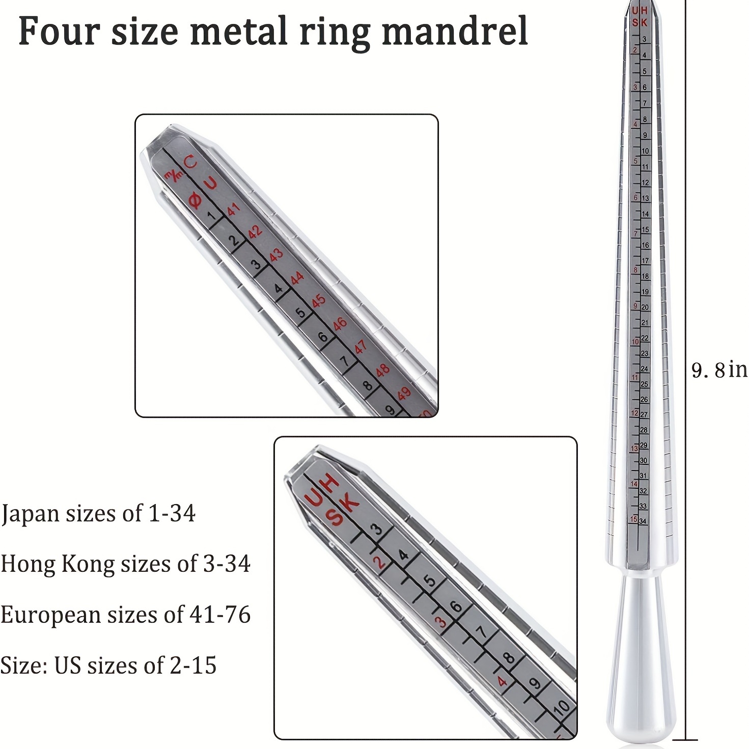 プロのtkリング引伸機測定機器、金属棒、DIYジュエリー作成 - Jewelry Making Hammer のレビューと価格