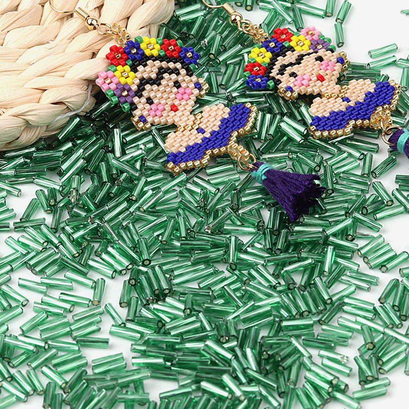Louleur ツイストラッパチェコガラスビーズ DIY ブ - Seed Bead Tube のレビューと価格
