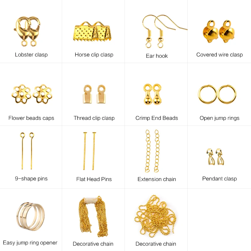 ジュエリー所見ツールセットオープンジャンプリング/ロブスター - Jewelry Making Diy Kit のレビューと価格