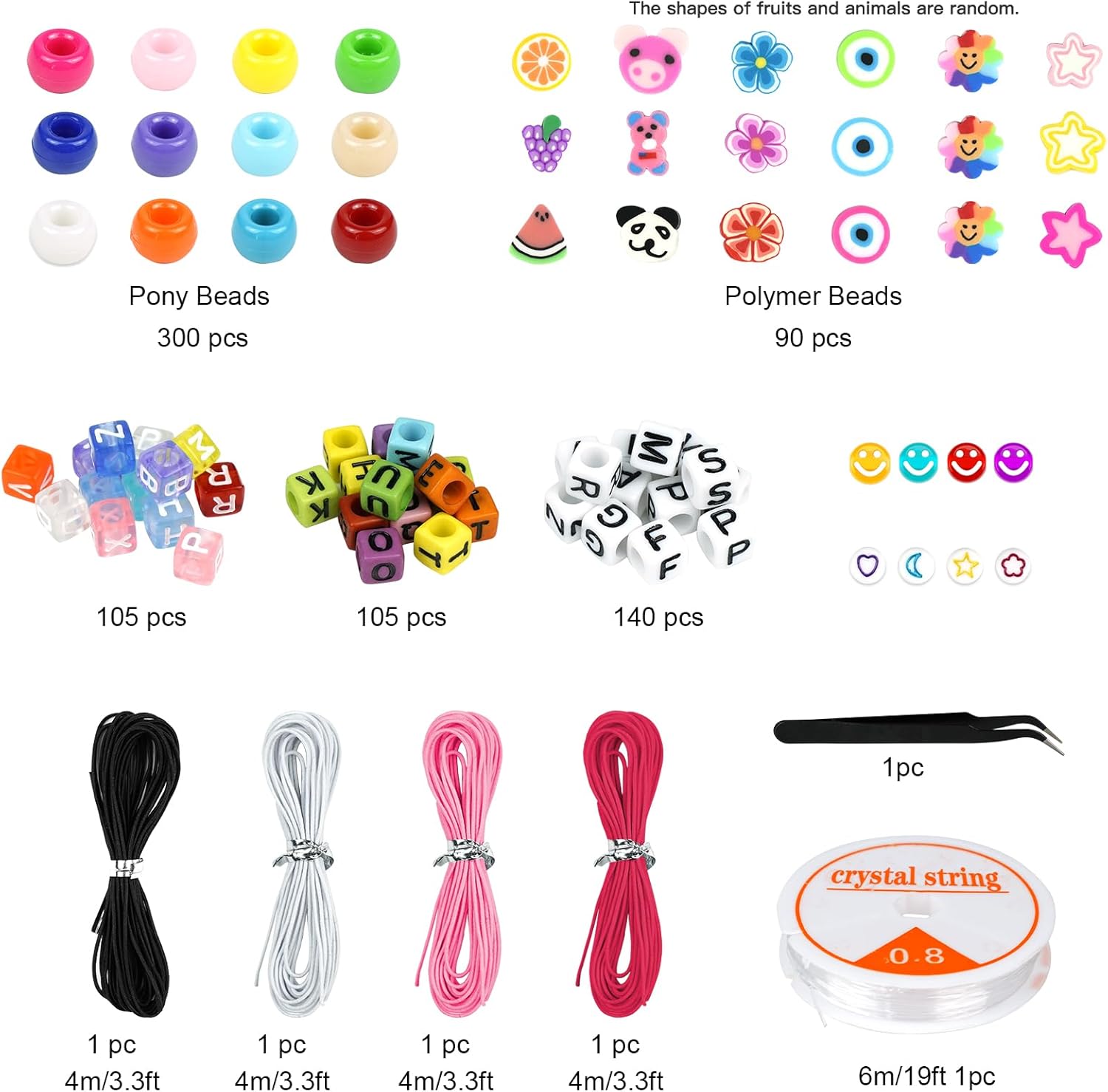 Dowsabelブレスレット作成キット、ポニーポリマークレイ - Jewelry Making Diy Kit のレビューと価格