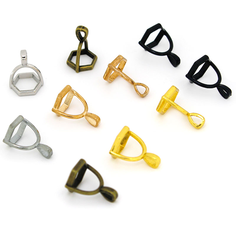 20 個六角形の宝石キャップ天然石クリスタル柱ペンダントキャ - Jewelry Making Parts のレビューと価格