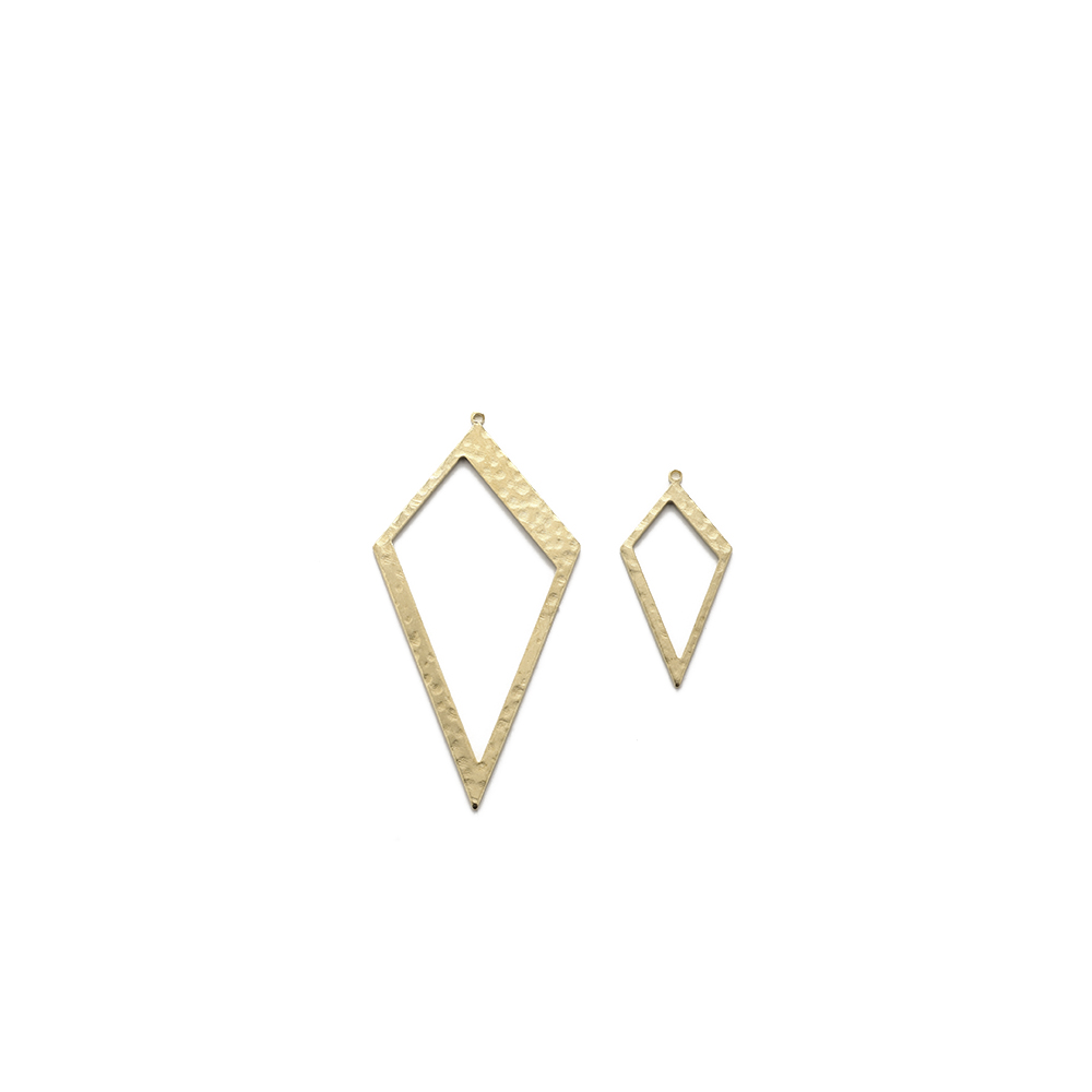 生真鍮のハンマーとダイヤモンドのチャーム,透かし彫りのペンダ - Jewelry Making Hammer のレビューと価格