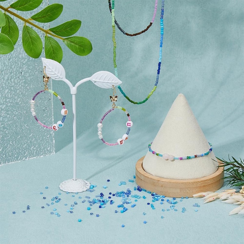 15000 個 15 スタイルブルーシードビーズベーキングペ - Seed Bead Tube のレビューと価格