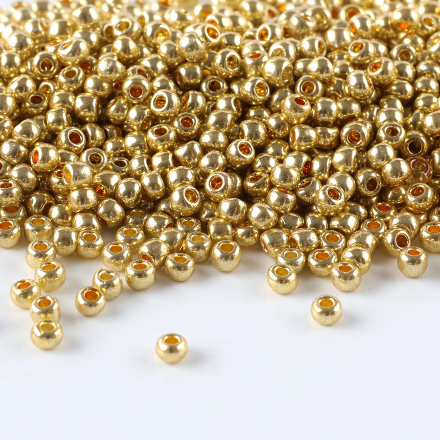 国内CJ 11/0 メタリックラウンドビーズ トップシードビ - Seed Bead Tube のレビューと価格