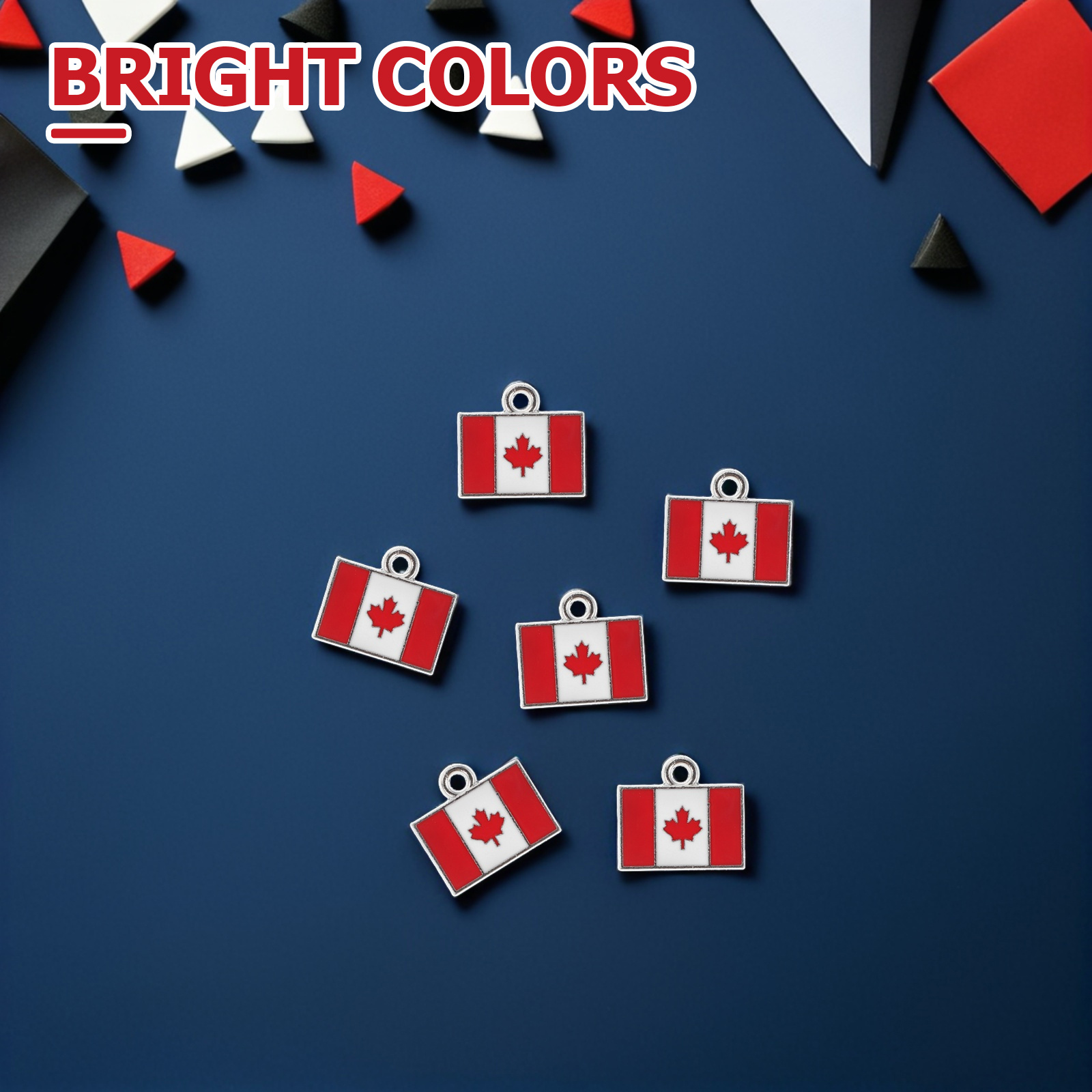 20 個カナダ国旗ペンダントチャームジュエリー作成用ドリップ - Jewelry Making Supplies Canada のレビューと価格