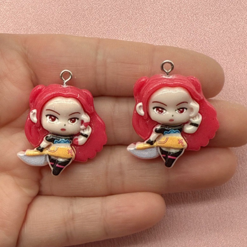 10個入り樹脂製漫画ペンダント、DIYジュエリー製作イヤリン - Jewelry Making Pendants のレビューと価格