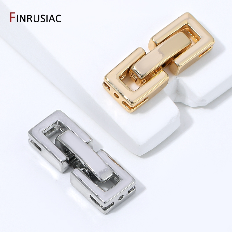 14K金メッキ長方形パールクラスプコネクター、真鍮製留め具エ - Jewelry Making Articles のレビューと価格
