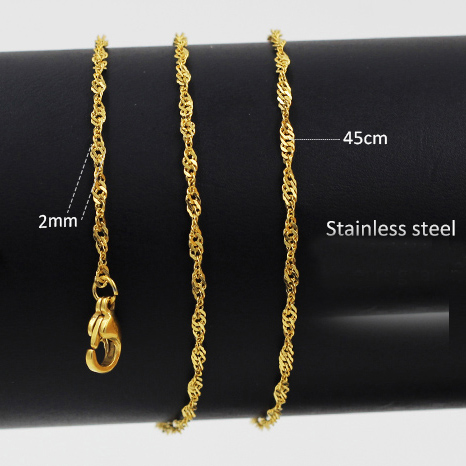 Luxusteel-ジュエリー作り用のツイストリンクチェーン - Jewelry Making Singapore のレビューと価格