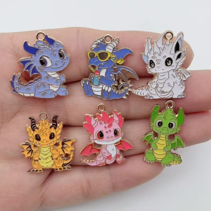 10 個パーソナライズされたリトルフライングドラゴン DIY - Jewelry Making Pendants のレビューと価格