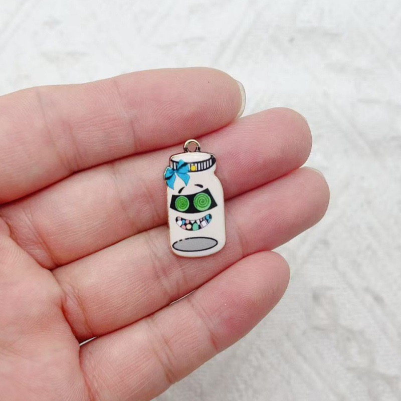 12個の合金プリントボトルペンダント、DIYジュエリー作り用 - Jewelry Making Pendants のレビューと価格