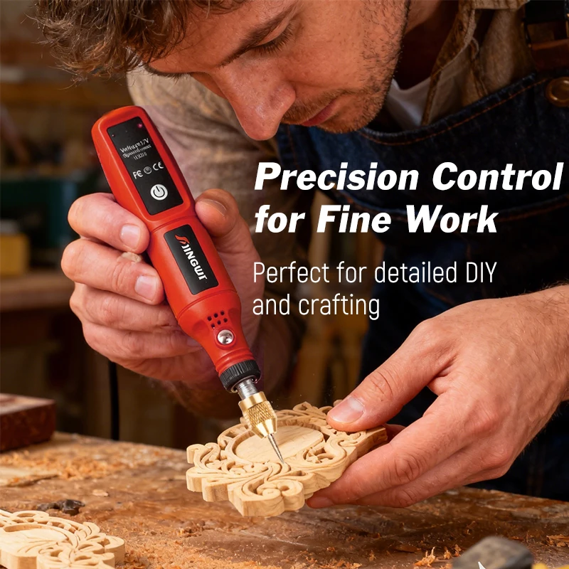 USB充電式コードレス彫刻ペンワイヤレス電動ドリル回転ツール - Jewelry Making Drill のレビューと価格