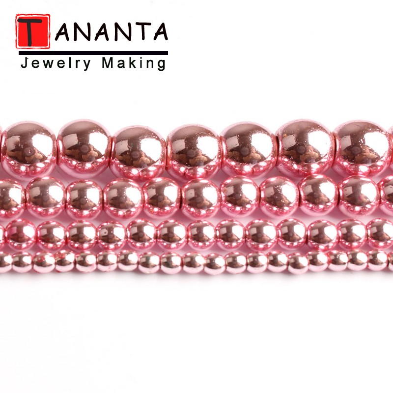 天然ヘマタイトストーンビーズ,15インチ,ラウンド,天然ピン - Seed Bead Tube のレビューと価格