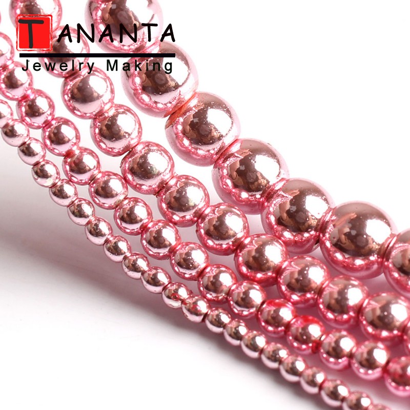 天然ヘマタイトストーンビーズ,15インチ,ラウンド,天然ピン - Seed Bead Tube のレビューと価格