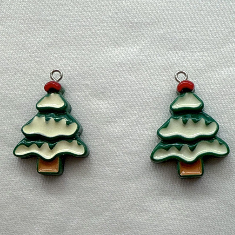 10 個クリスマス漫画シリーズ樹脂ペンダント DIY ジュエ - Jewelry Making Pendants のレビューと価格