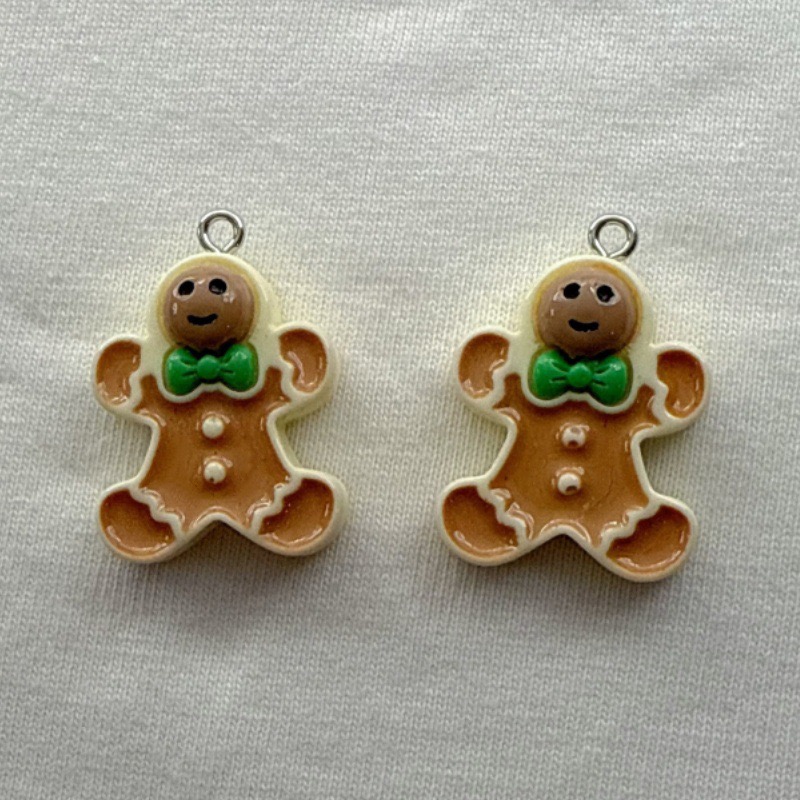 10 個クリスマス漫画シリーズ樹脂ペンダント DIY ジュエ - Jewelry Making Pendants のレビューと価格