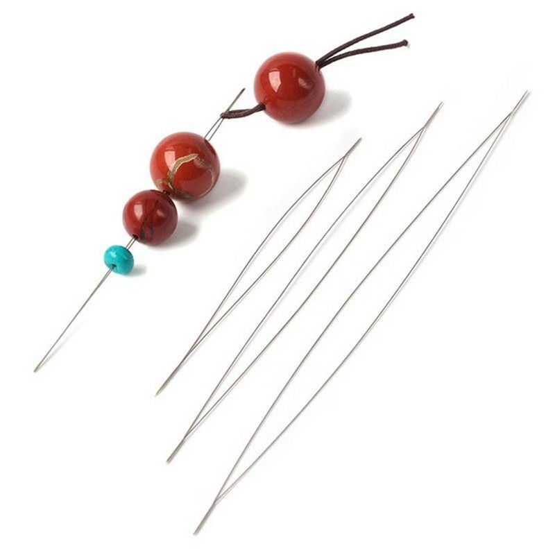 1-10個入りビーズニードル、シードビーズニードル、大きな目 - Jewelry Making Drill のレビューと価格