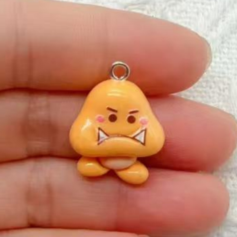 10個入り樹脂製漫画ペンダント、DIYジュエリー製作イヤリン - Jewelry Making Pendants のレビューと価格