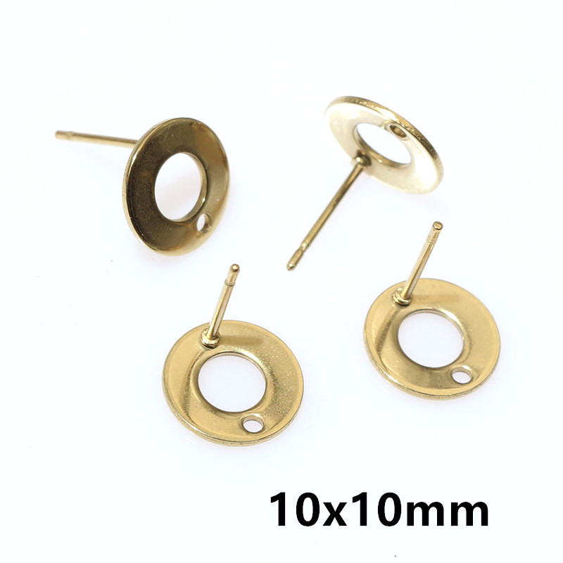 20個ステンレス鋼クラフトイヤリングスタッド幾何学的多角形イ - Jewelry Making Hobby のレビューと価格