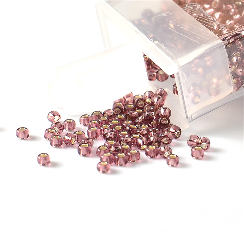 1000 個 11/0 TOHO ラウンドビーズシルバー裏地 - Seed Bead Tube のレビューと価格