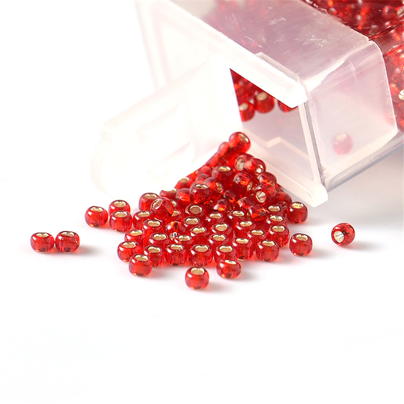 1000 個 11/0 TOHO ラウンドビーズシルバー裏地 - Seed Bead Tube のレビューと価格