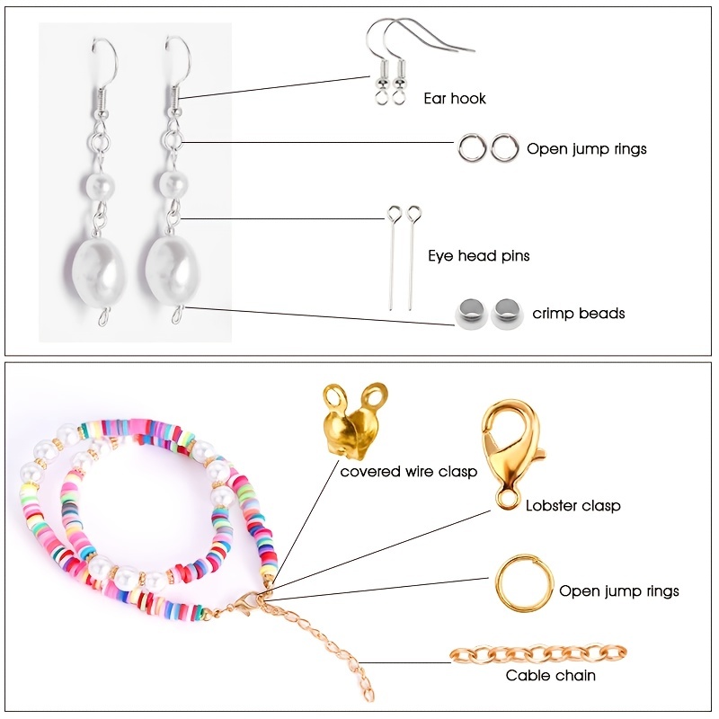 1420個入り 1箱 ジュエリーパーツセット イヤリング製作 - Jewelry Making Diy Kit のレビューと価格