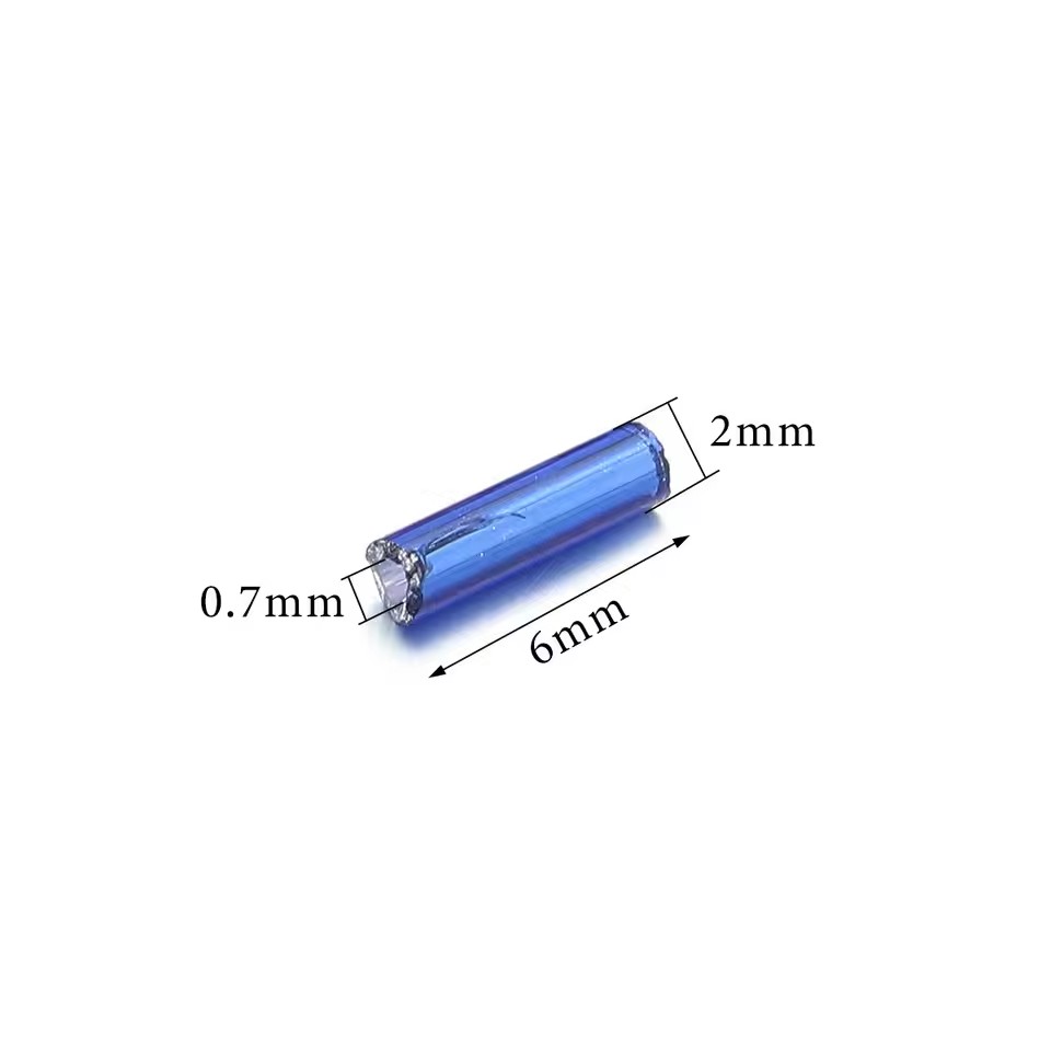10g/パック 2mm ガラスシードビーズ カラフルな円筒形 - Seed Bead Tube のレビューと価格