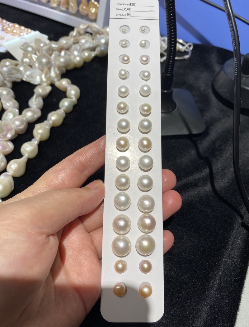 4A 3A グレード ホワイト ルース ナチュラル パール  - Jewelry Making Drill のレビューと価格