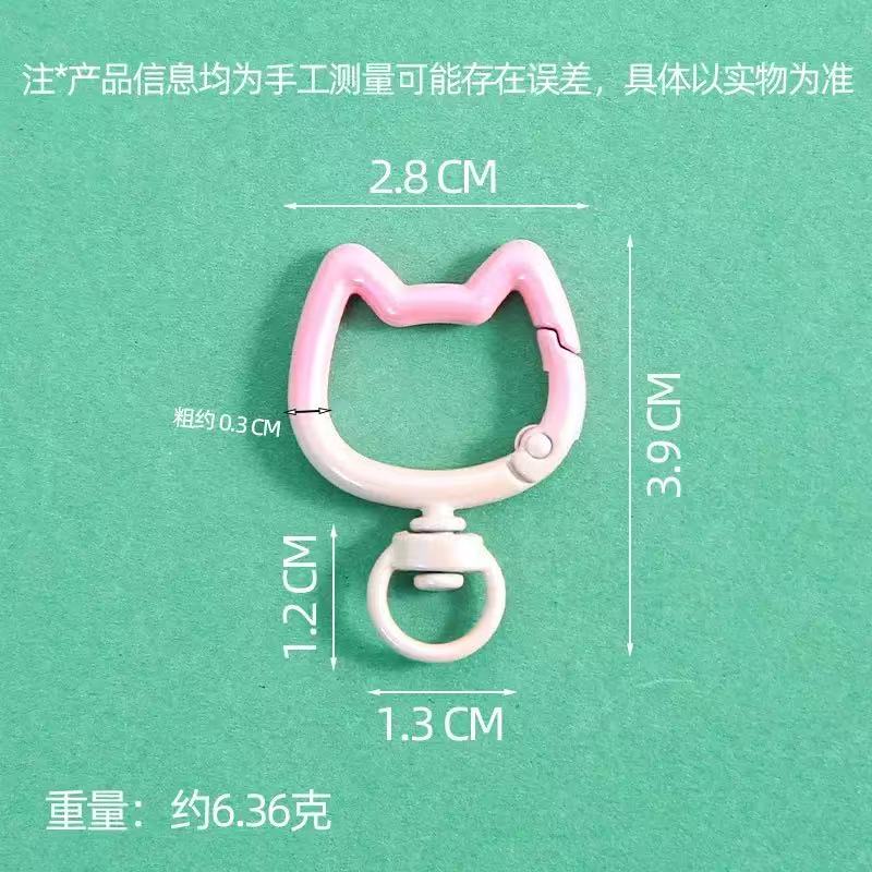 5-10 個グラデーションかわいい猫クラスプ開閉可能なコネク - Jewelry Making Hobby のレビューと価格